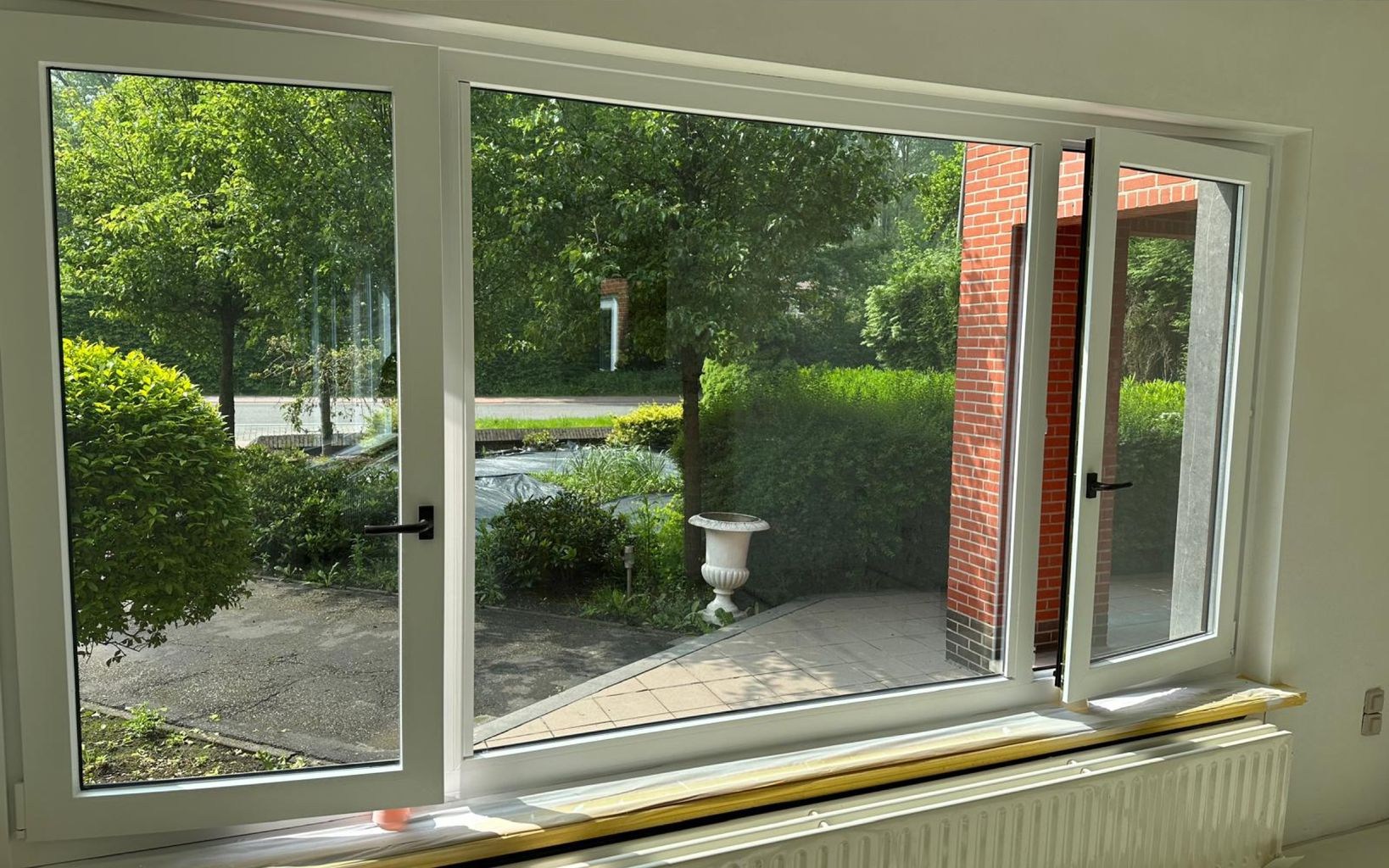 Kozijnen na lak- en latexspuitwerk